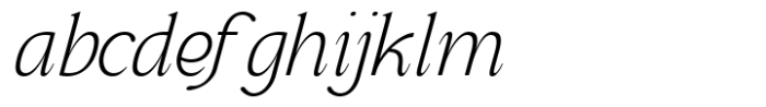 Glevora Thin Italic FONT