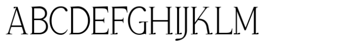 Glevora Thin Font UPPERCASE