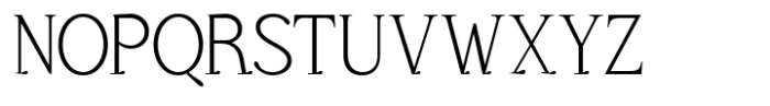 Glevora Thin Font UPPERCASE
