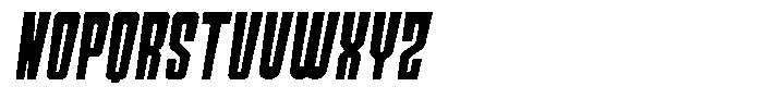 Gliches Italic Font UPPERCASE