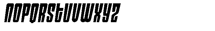 Gliches Italic Font LOWERCASE