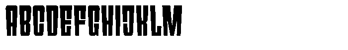 Gliches Regular Font UPPERCASE