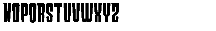 Gliches Regular Font UPPERCASE
