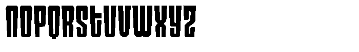 Gliches Regular Font LOWERCASE
