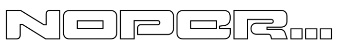 Glico Prime Inline Font UPPERCASE