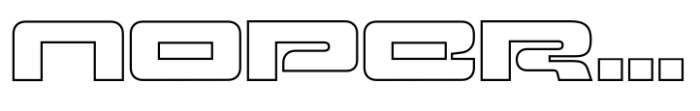 Glico Prime Inline Font LOWERCASE