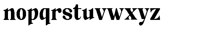 Glide Orwate Regular Font LOWERCASE