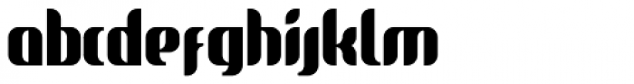 Glide Font LOWERCASE