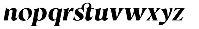 Glifta Italic Font LOWERCASE