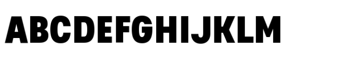 Glimp Condensed Black Font UPPERCASE