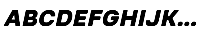 Glimp Rounded Black Italic Font UPPERCASE