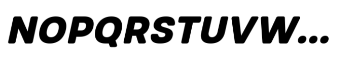 Glimp Rounded Black Italic Font UPPERCASE
