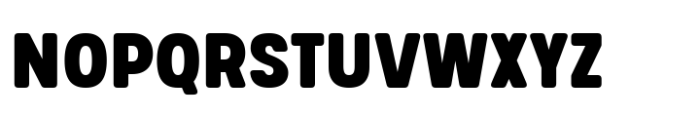Glimp Rounded Condensed Black Font UPPERCASE