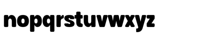 Glimp Rounded Condensed Black Font LOWERCASE