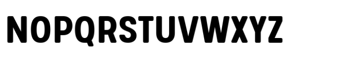 Glimp Rounded Condensed Bold Font UPPERCASE