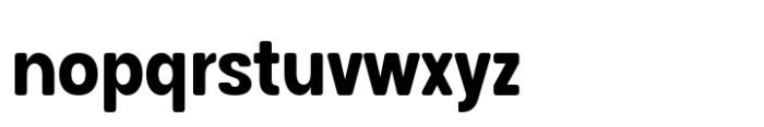 Glimp Rounded Condensed Bold Font LOWERCASE