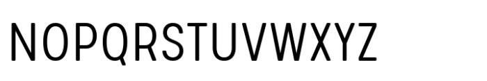 Glimp Rounded Condensed Light Font UPPERCASE