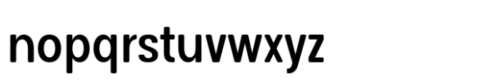 Glimp Rounded Condensed Medium Font LOWERCASE