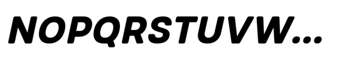 Glimp Rounded Extra Bold Italic Font UPPERCASE