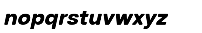 Glimp Rounded Extra Bold Italic Font LOWERCASE