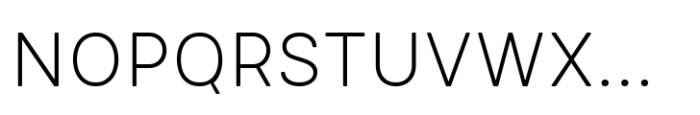 Glimp Rounded Extra Light Font UPPERCASE
