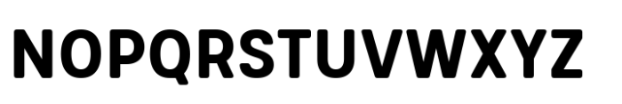 Glimp Rounded Semi Condensed Bold Font UPPERCASE