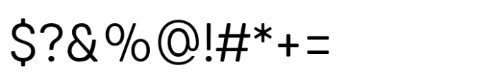 Glimp Rounded Semi Condensed Light Font OTHER CHARS