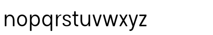 Glimp Rounded Semi Condensed Light Font LOWERCASE