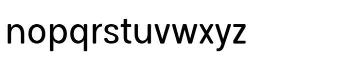 Glimp Rounded Semi Condensed Font LOWERCASE