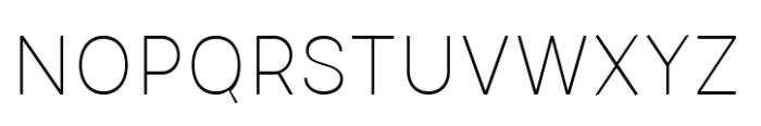 Glimp Rounded Thin Font UPPERCASE