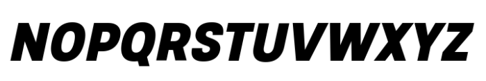 Glimp Semi Condensed Black Italic Font UPPERCASE
