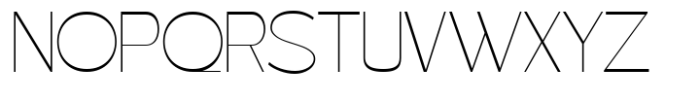 Glimpse Extra Light Font UPPERCASE