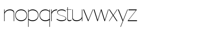 Glimpse Extra Light Font LOWERCASE