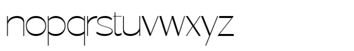 Glimpse Light Font LOWERCASE
