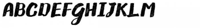 Gliny Brush Rasp Italic Font UPPERCASE