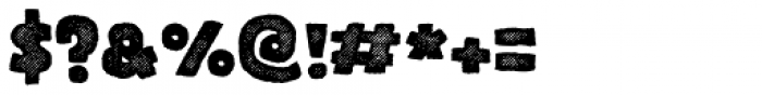 Gliny Heavy Rasp Font OTHER CHARS