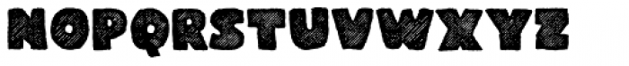 Gliny Heavy Rasp Font UPPERCASE