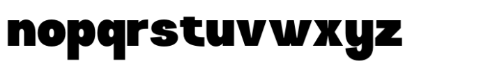 Glipe Black Font LOWERCASE