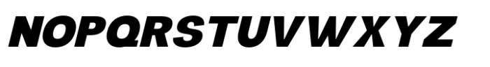 Glipe Bold Oblique Font UPPERCASE
