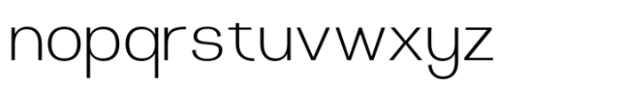 Glipe Extra Light Font LOWERCASE
