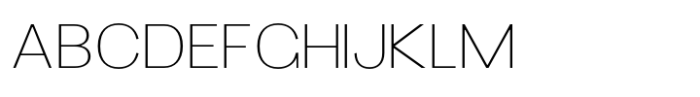 Glipe Thin Font UPPERCASE