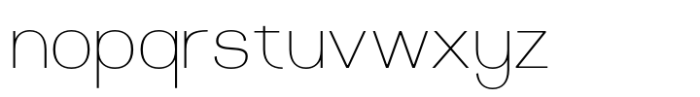 Glipe Thin Font LOWERCASE