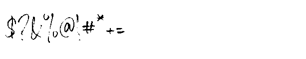 Glistare Brush Font OTHER CHARS
