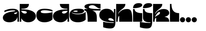 Glitar Regular Font LOWERCASE