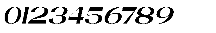 Glitch Keylink Italic Font OTHER CHARS