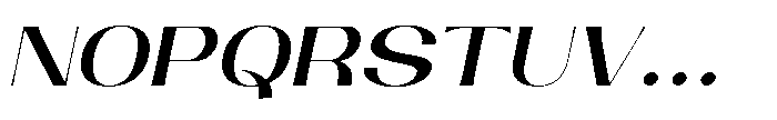 Glitch Keylink Italic Font UPPERCASE