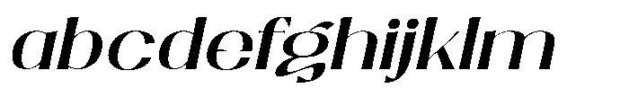 Glitch Keylink Italic FONT