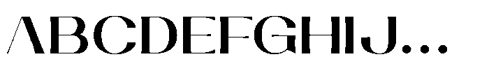 Glitch Keylink Regular Font UPPERCASE