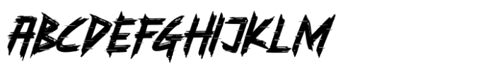 Glitch Shoot Font UPPERCASE
