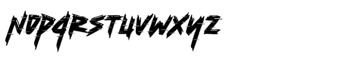 Glitch Shoot Font LOWERCASE